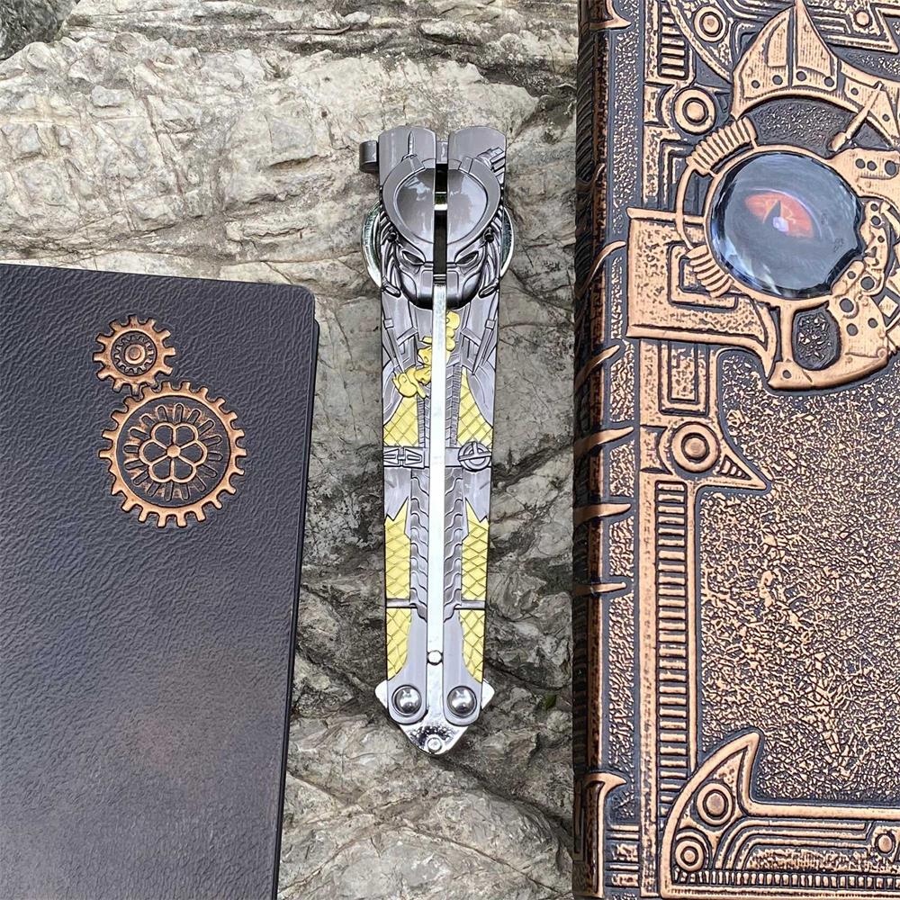 Metal Predator & Alien Balisong Bottle Opener