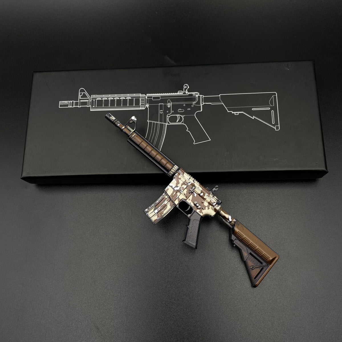 CS M4A4 Desert Storm Mini Metal Replica For Collection
