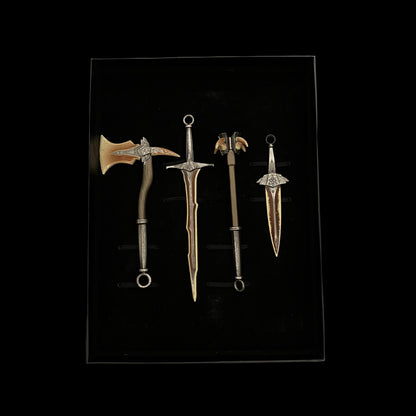 1/6 Scale Skyrim Dragon Bone Weapon Metal Miniatures