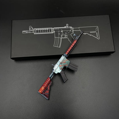 CS M4A4 Bullet Rain Mini Metal Replica For Collection