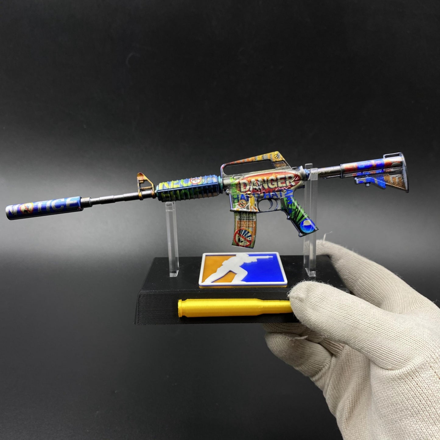 Imminent Danger M4A1-S Metal Gun Miniature For Collection