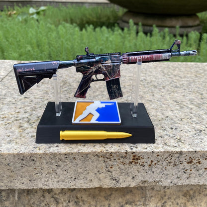Metal Tiny CS M4A4 Tooth Fairy Gun Miniature For Collection