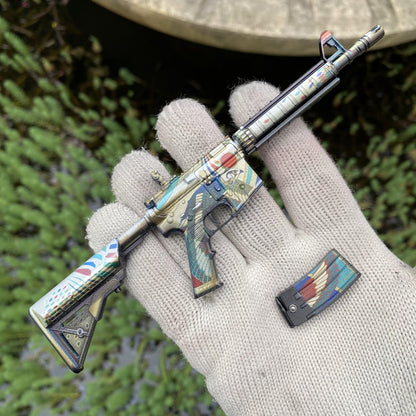 Metal Tiny CS Eye of Horus Gun Miniature For Collection