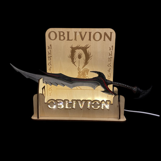 Skyrim Game Weapon New Daedric Sword Blunt Metal Replica