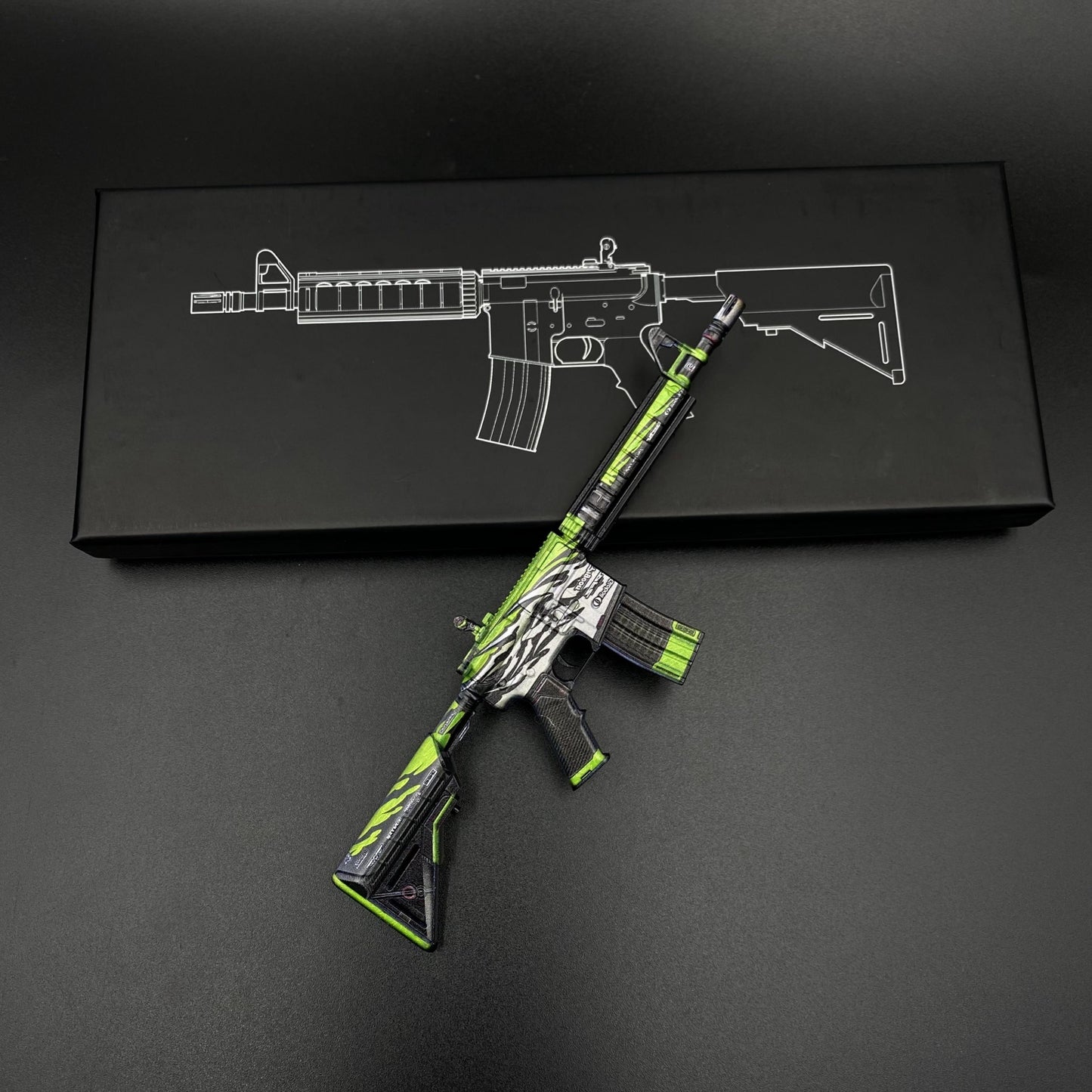 CS M4A4 Full Throttle Mini Metal Replica For Collection