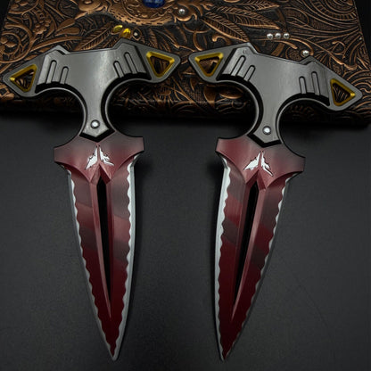 Rogue Dagger Knife, 1:1 Scale Replica of Skin Replica Cosplay Prop Set Unsharpened Game Prop Collectible