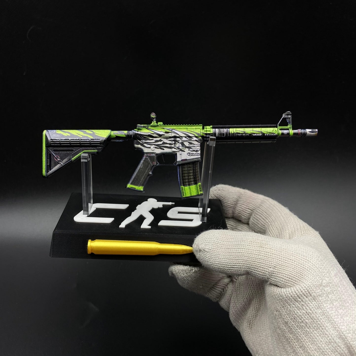 CS M4A4 Full Throttle Mini Metal Replica For Collection