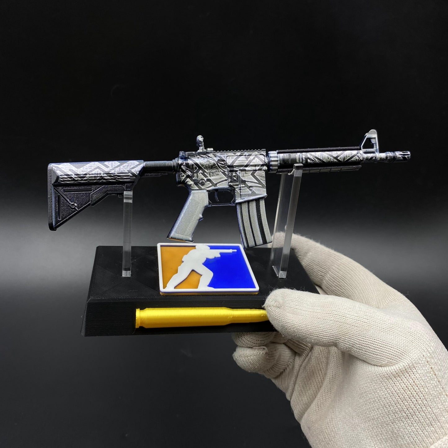 CS M4A4 Aeolian Dark Mini Metal Replica For Collection