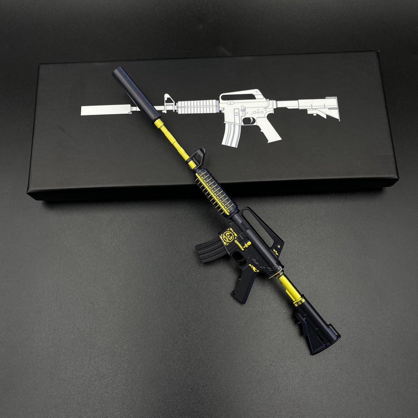 CS M4A1‑S Knight Metal Tiny Gun Replica for Collectible