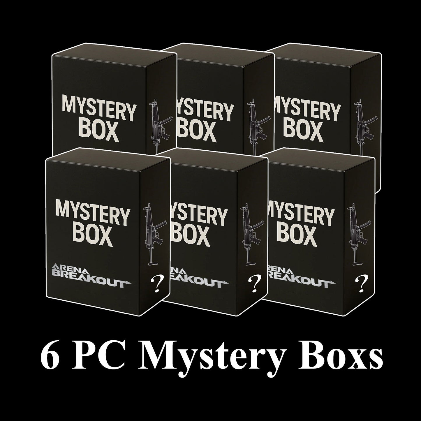 Arena Breakout Mystery Box Metal Tiny Gun Miniature