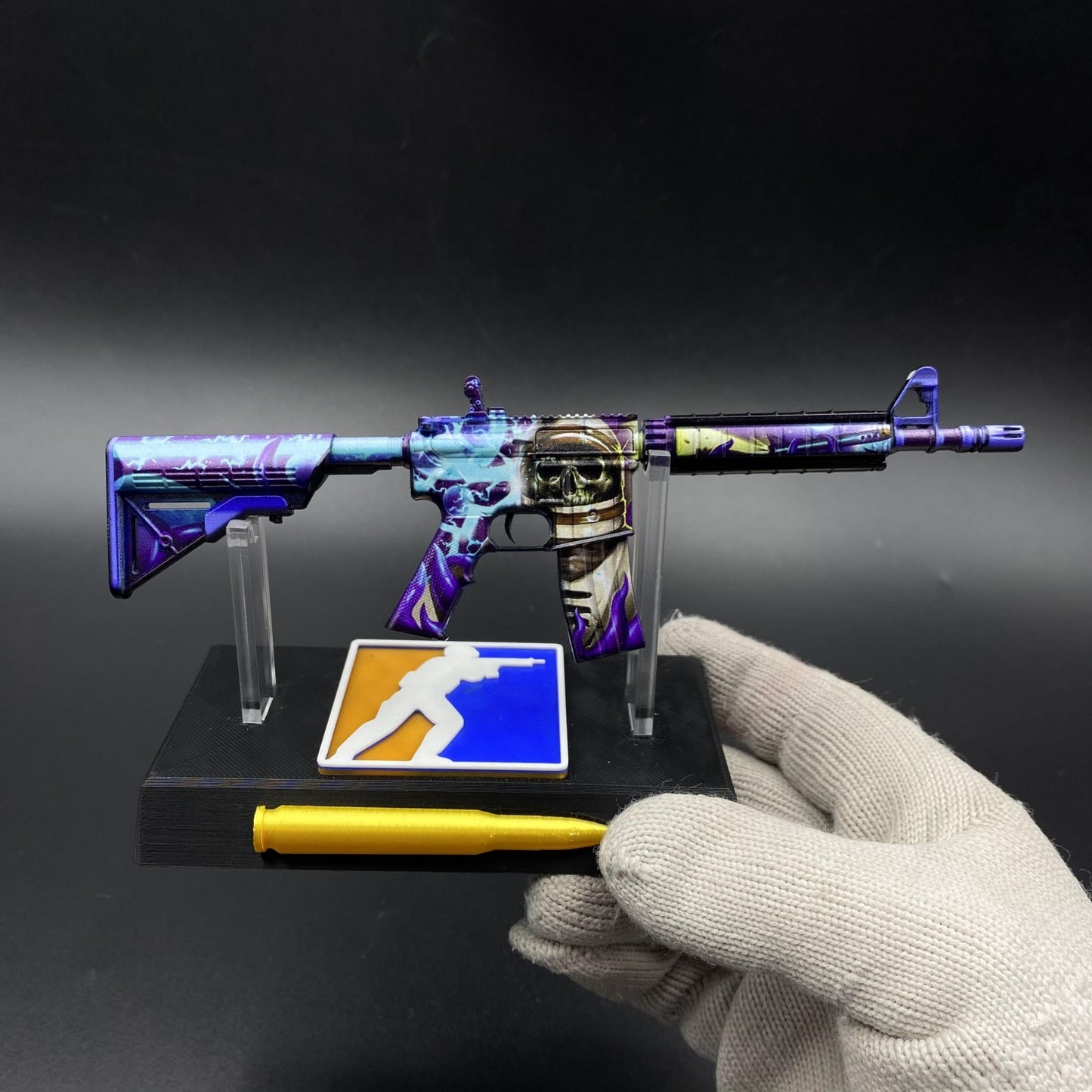 M4A4 Desolate Space Mini Metal Replica For Collection