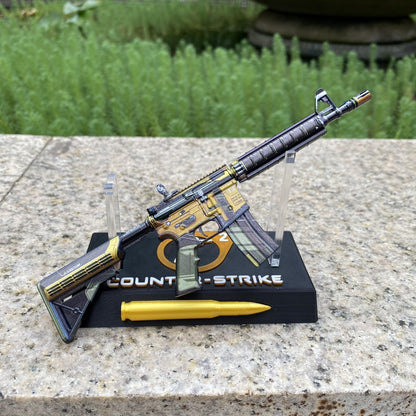 Metal Tiny CS M4A4 Buzz Kill Gun Miniature For Collection