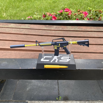 CS M4A1‑S Knight Metal Tiny Gun Replica for Collectible