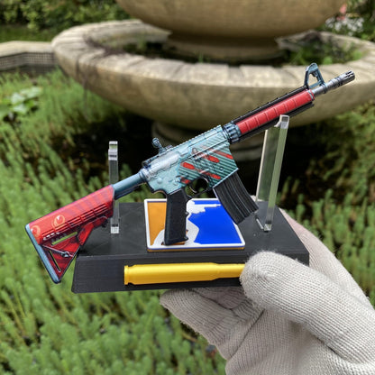 CS M4A4 Bullet Rain Mini Metal Replica For Collection