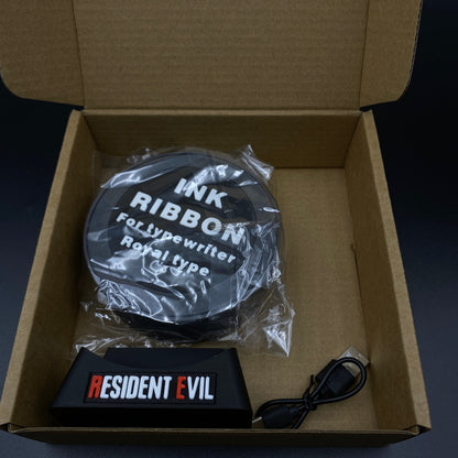 RE Horror Game Ink Ribbon 3D Printed Shape Speaker, Gaming Room Decor Fan Collectible