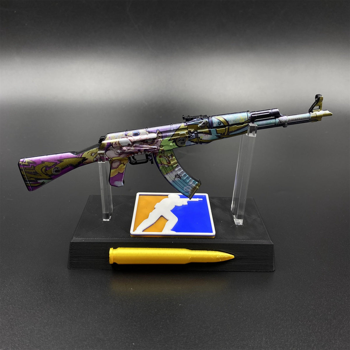 CSGO AK47 B the Monster Metal Tiny Gun Miniature For Display