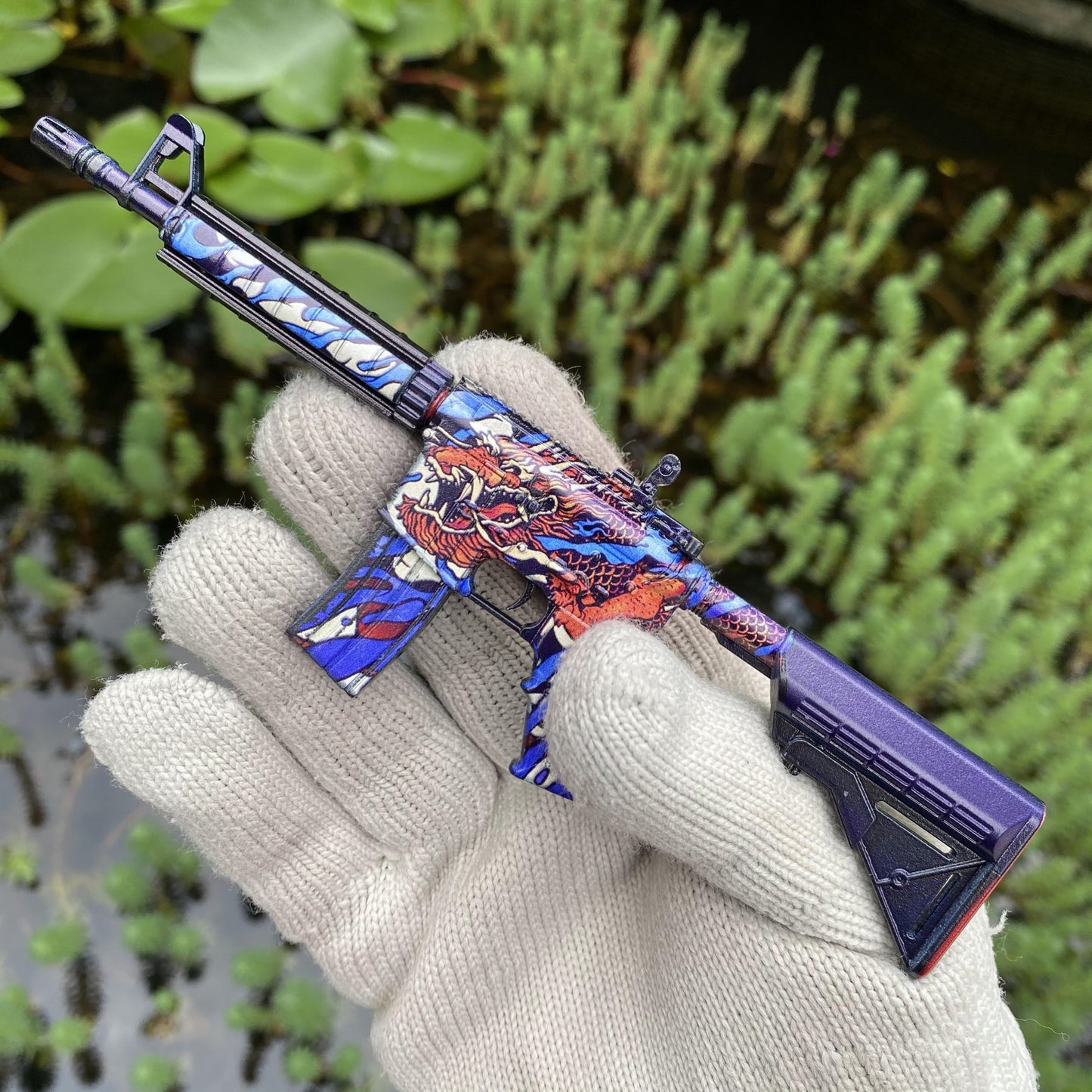 M4A4 Dragon King Mini Metal Replica For Collection