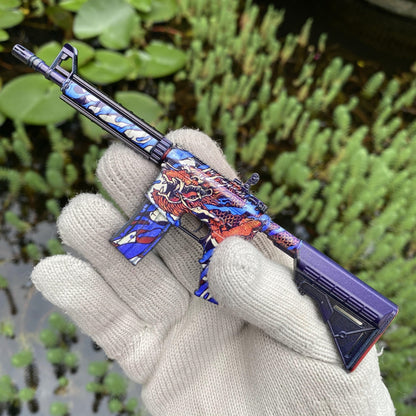 M4A4 Dragon King Mini Metal Replica For Collection