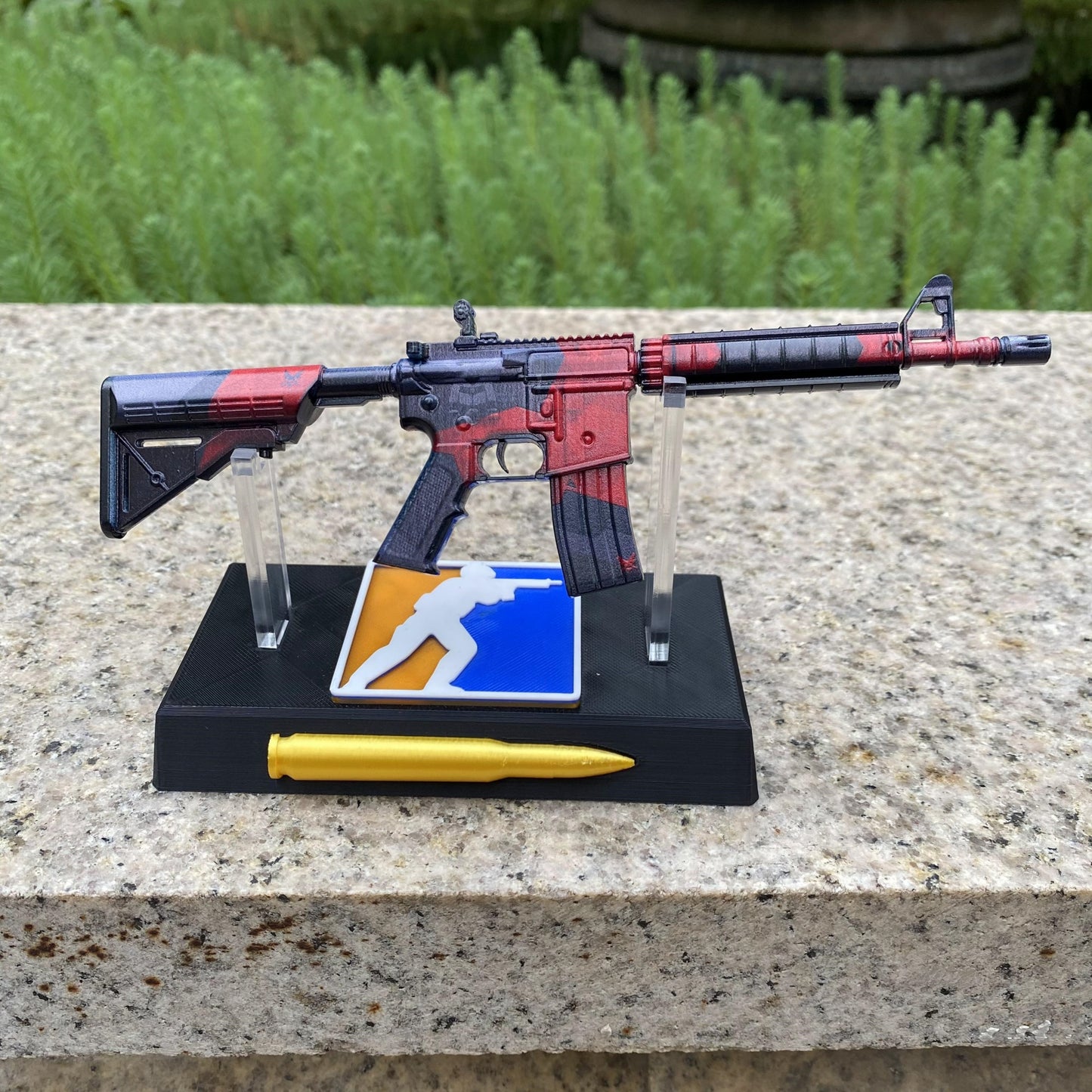 Metal Tiny CS M4A4 Evil Daimyo Gun Miniature For Collection