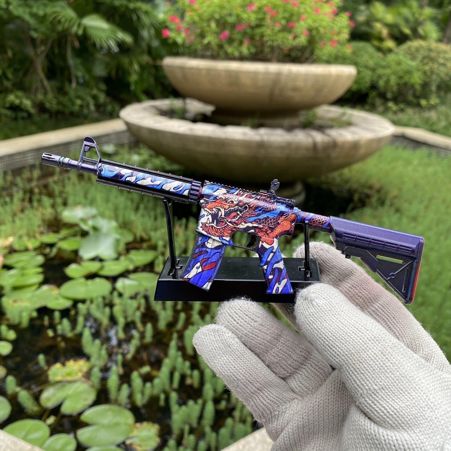 M4A4 Dragon King Mini Metal Replica For Collection