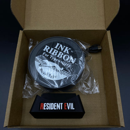 RE Ink Ribbon Speaker 3D Printed Horror Game Themed Desktop Decor Gift