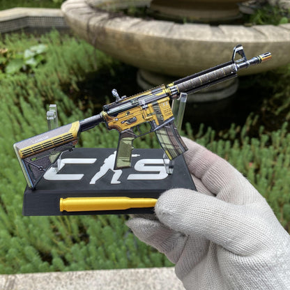 Metal Tiny CS M4A4 Buzz Kill Gun Miniature For Collection