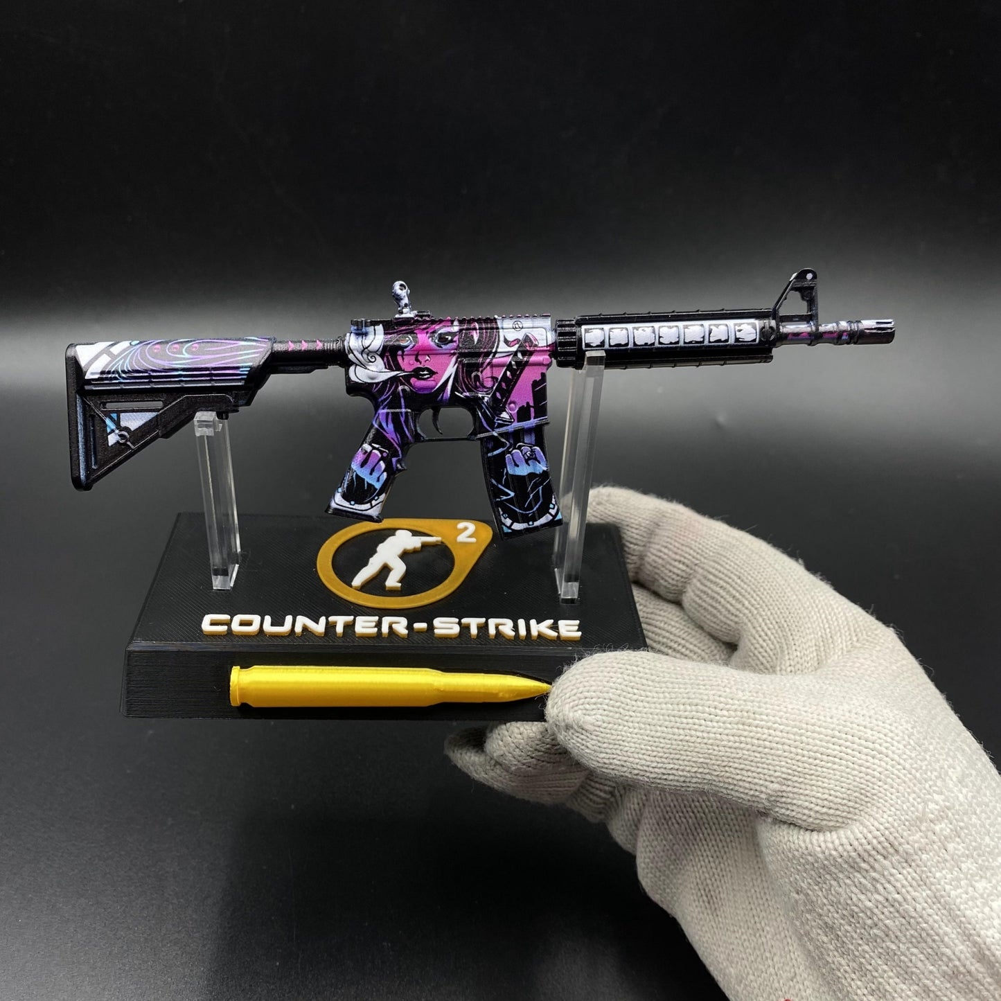 CS M4A4 Neo-Noir Mini Metal Replica For Collection