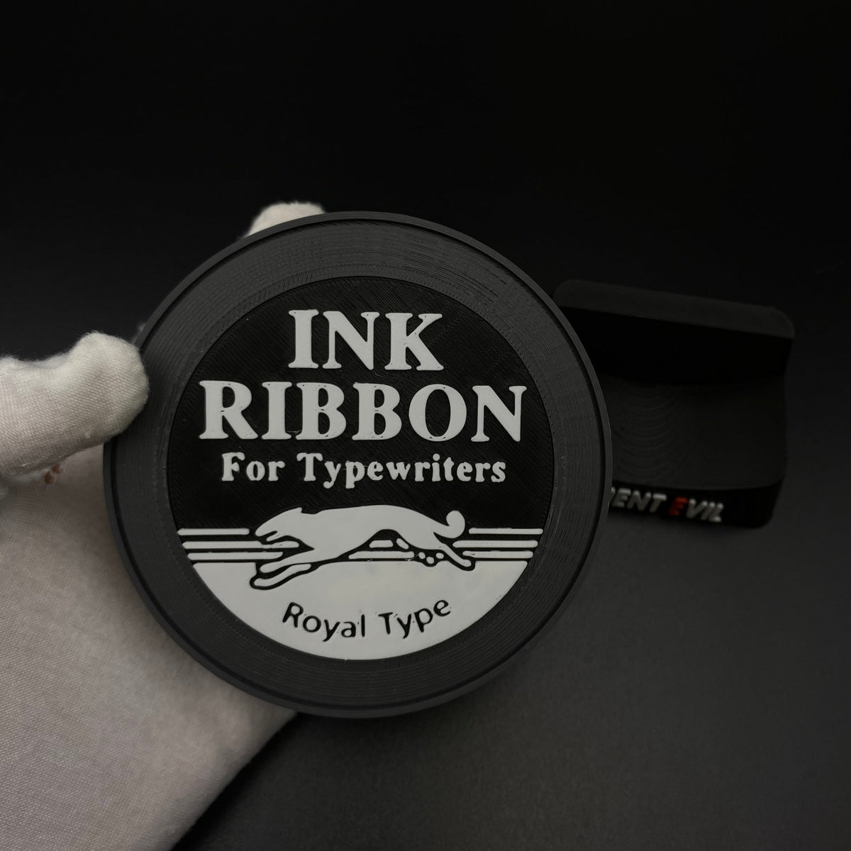 RE Ink Ribbon Speaker 3D Printed Horror Game Themed Desktop Decor Gift