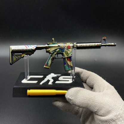 Metal Tiny CS Eye of Horus Gun Miniature For Collection