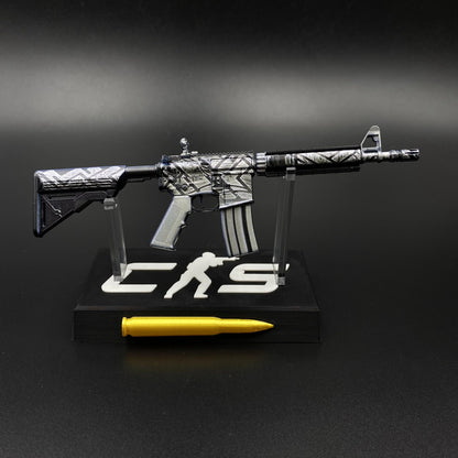 CS M4A4 Aeolian Dark Mini Metal Replica For Collection
