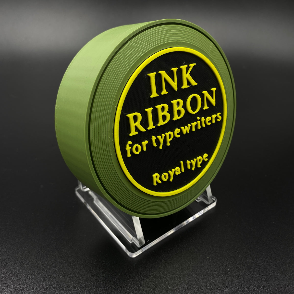 RE Ink Ribbon Speaker Replica Prop, 3D Printed Horror Game Fan Art Desktop Decor, Collectible Gaming Ornament Gift