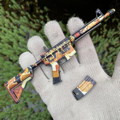 CS M4A4 Hellish Mini Metal Replica For Collection