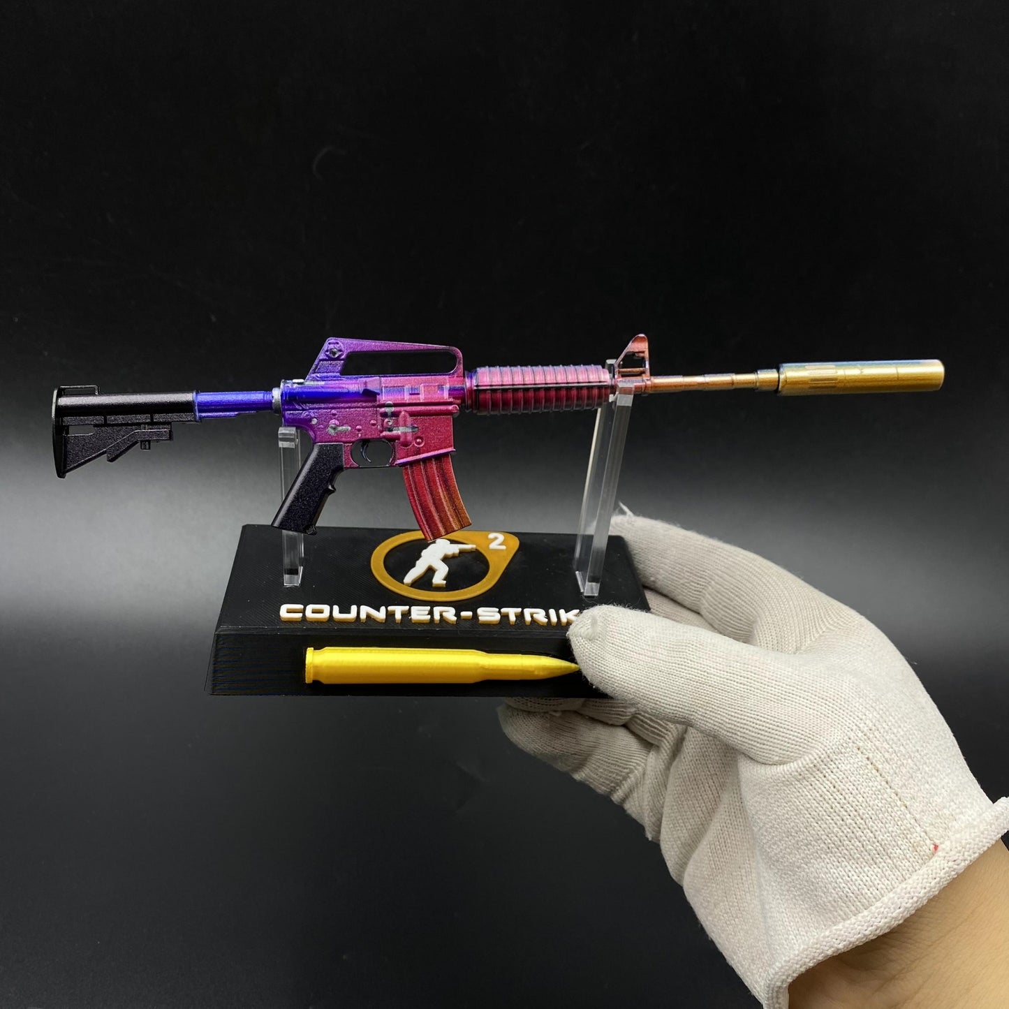 CS M4A1‑S Fade Tiny Gun Replica for Collectible