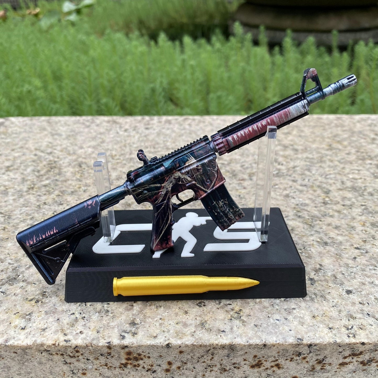 Metal Tiny CS M4A4 Tooth Fairy Gun Miniature For Collection