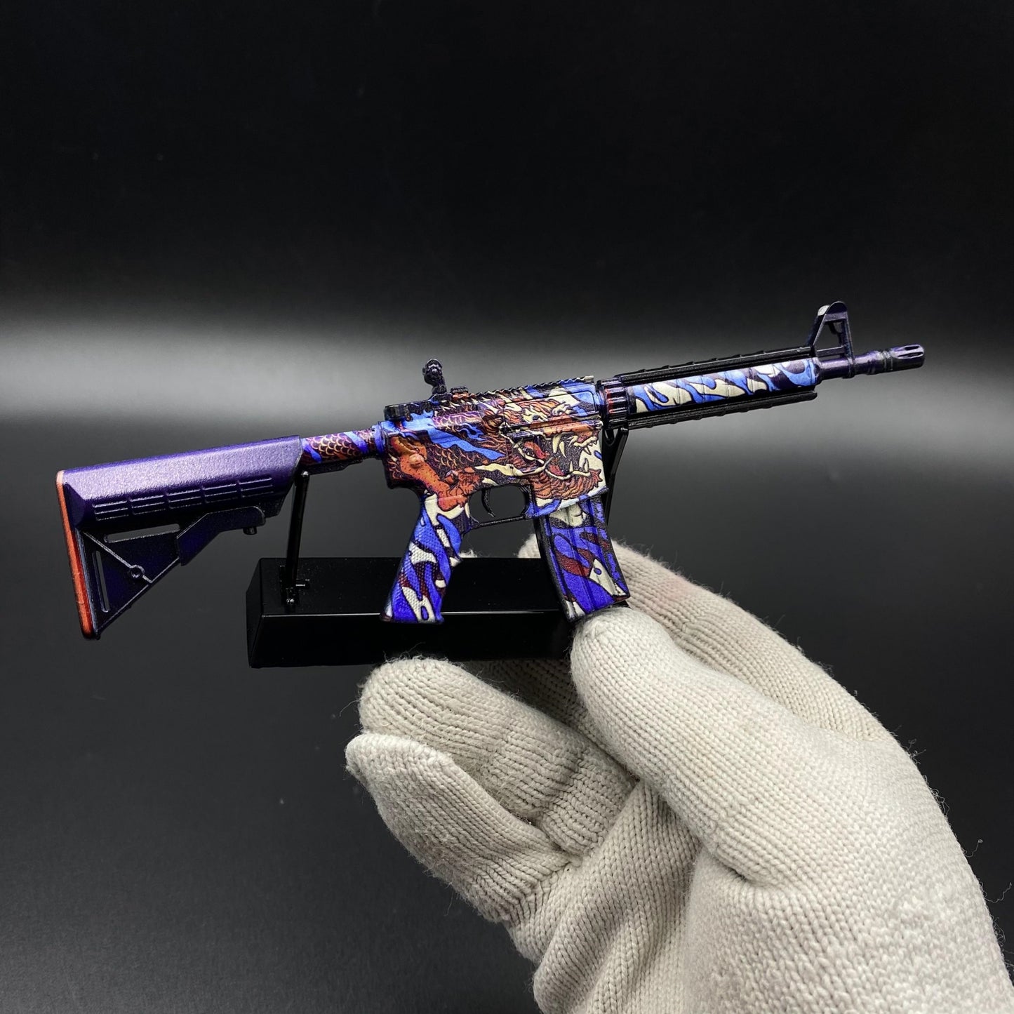 M4A4 Dragon King Mini Metal Replica For Collection