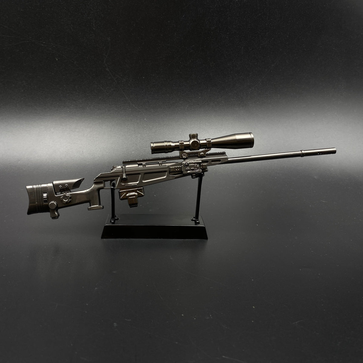 Delta Force Game R93 Sniper Rifle Mini Alloy Replica, Non-Firing Static Replica Game Collectible