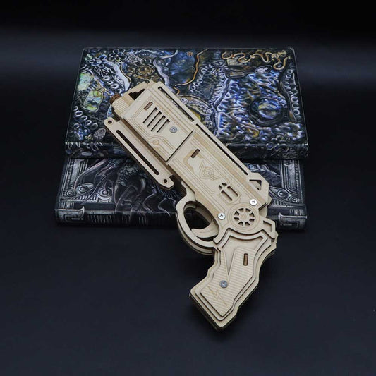 3D Wooden Rubber Band Gun Model Kit