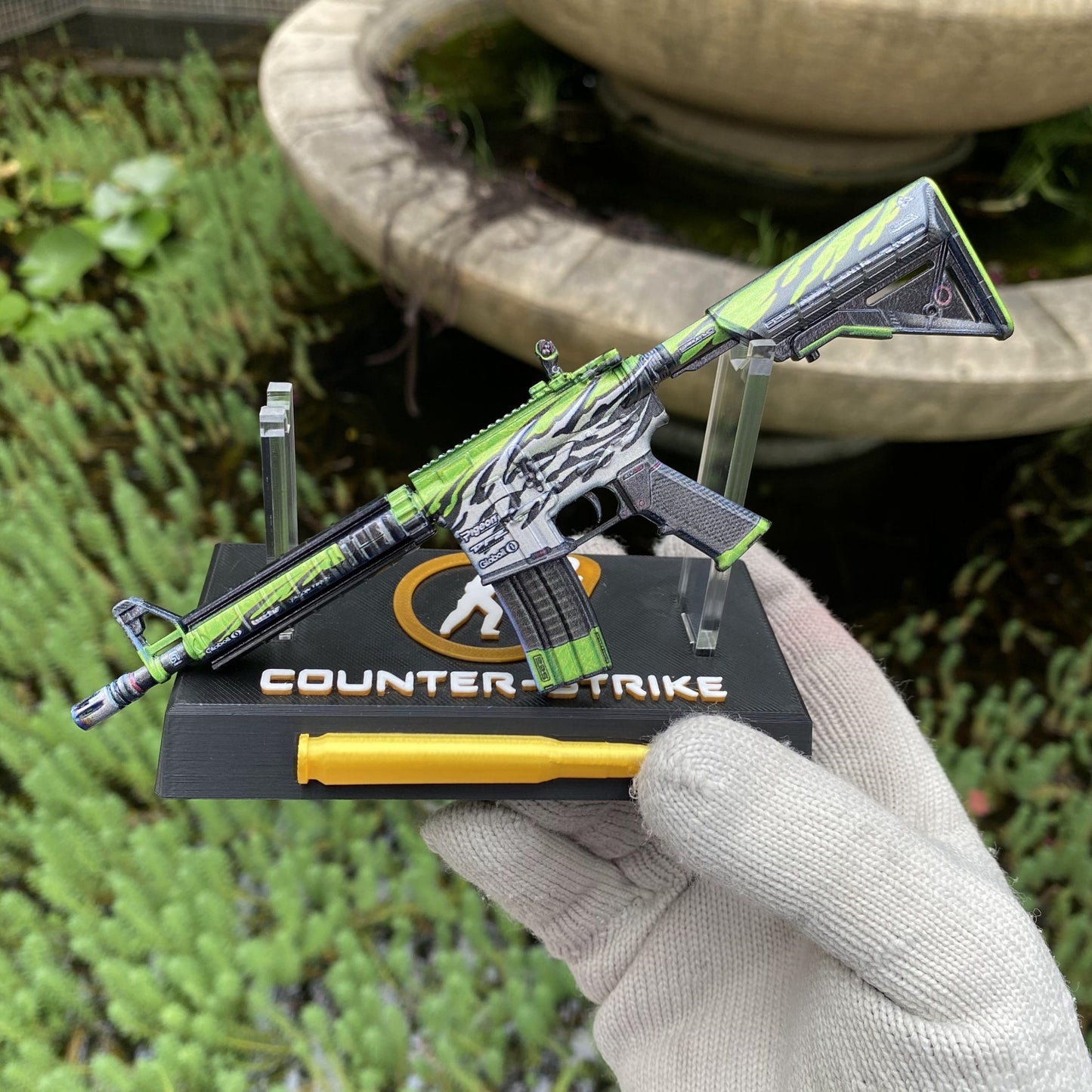 CS M4A4 Full Throttle Mini Metal Replica For Collection