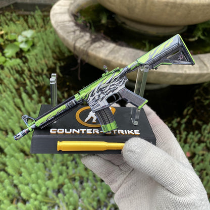 CS M4A4 Full Throttle Mini Metal Replica For Collection