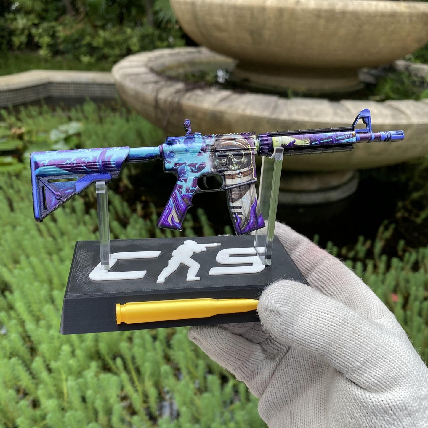 M4A4 Desolate Space Mini Metal Replica For Collection