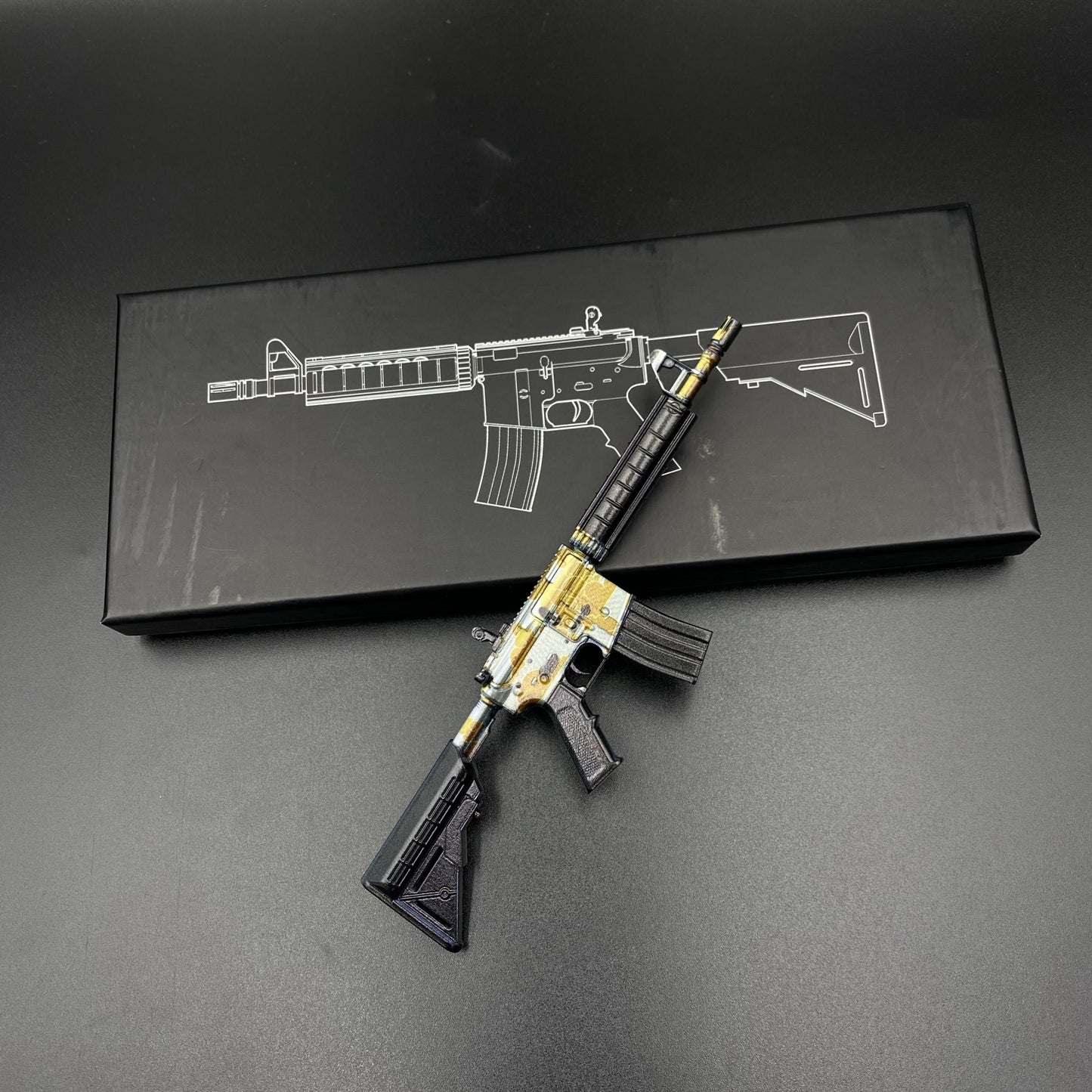 Hot Skin CS M4A4 Daybreak Gun Miniature Collection