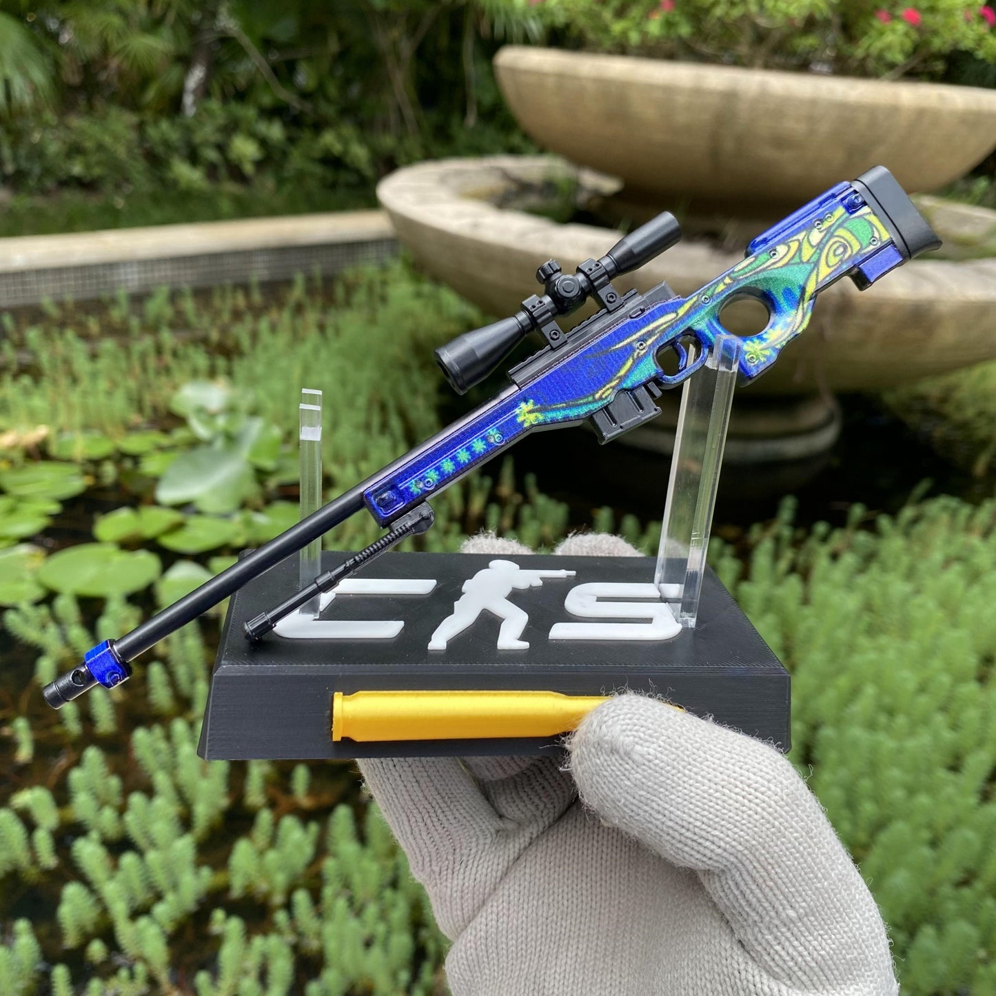 CS Tiny Gun Corticera AWP Metal Miniature For Collection