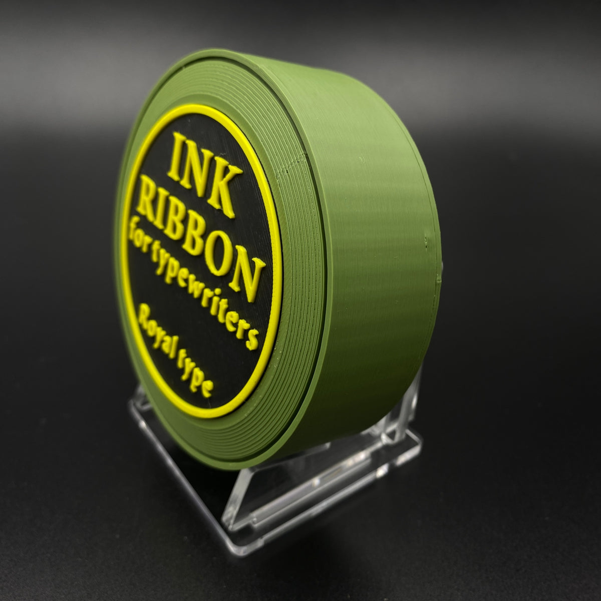 RE Ink Ribbon Speaker Replica Prop, 3D Printed Horror Game Fan Art Desktop Decor, Collectible Gaming Ornament Gift