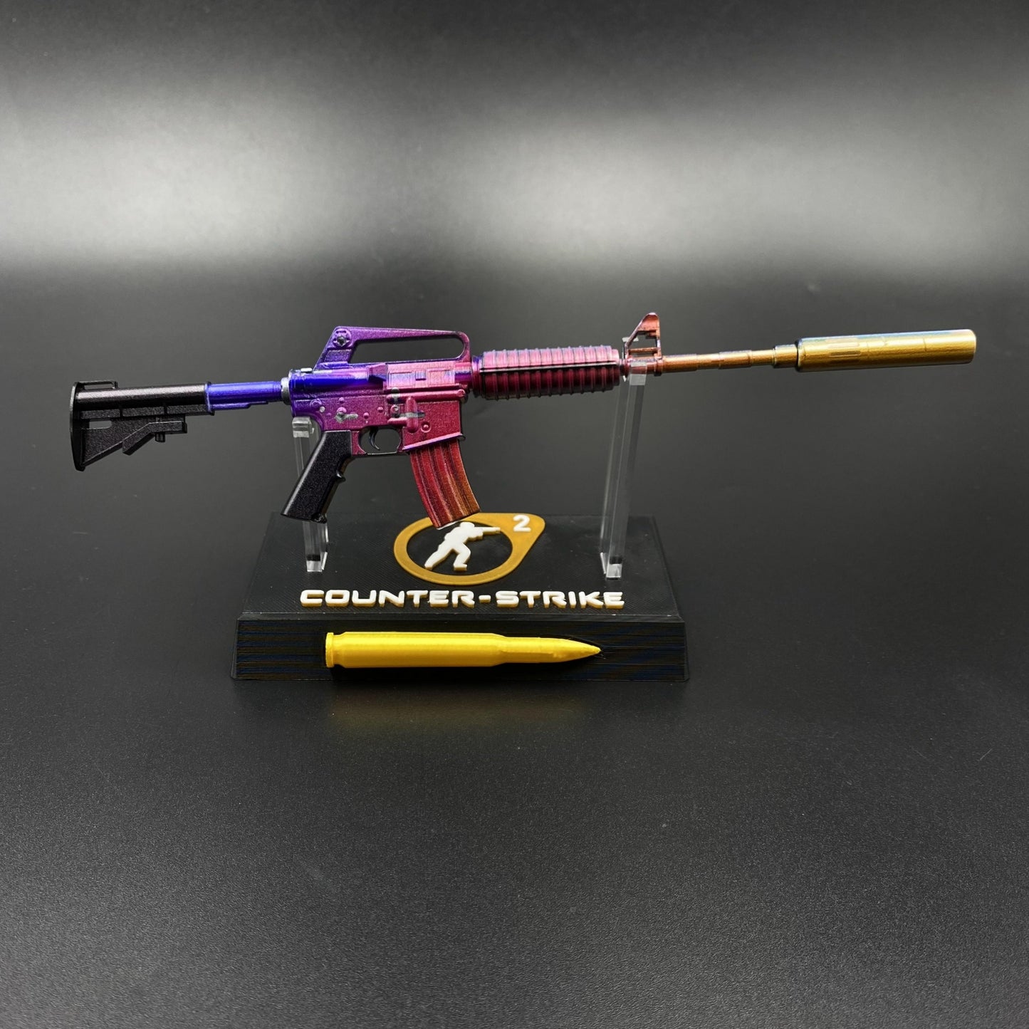 CS M4A1‑S Fade Tiny Gun Replica for Collectible