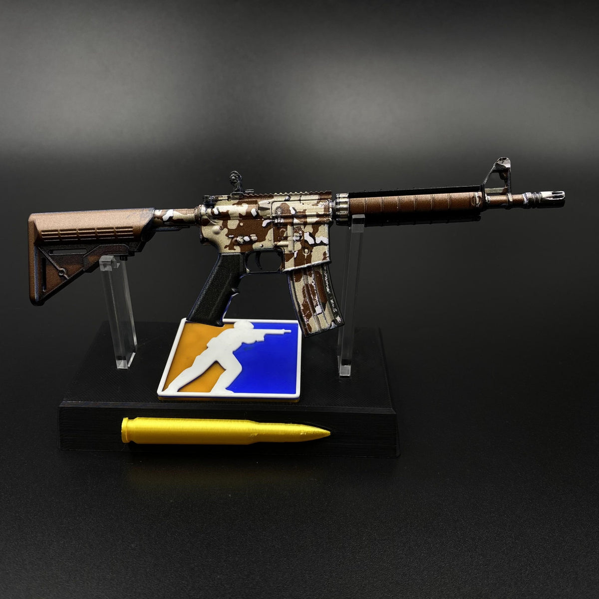 CS M4A4 Desert Storm Mini Metal Replica For Collection