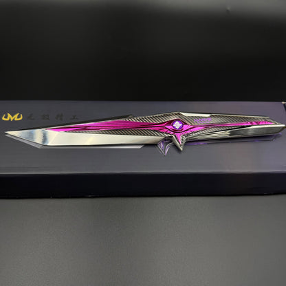 28cm/11'' 1:1 Scale Replica Delta S9 Falling Star Game Knife IRL Replica Knife Blunt Blade