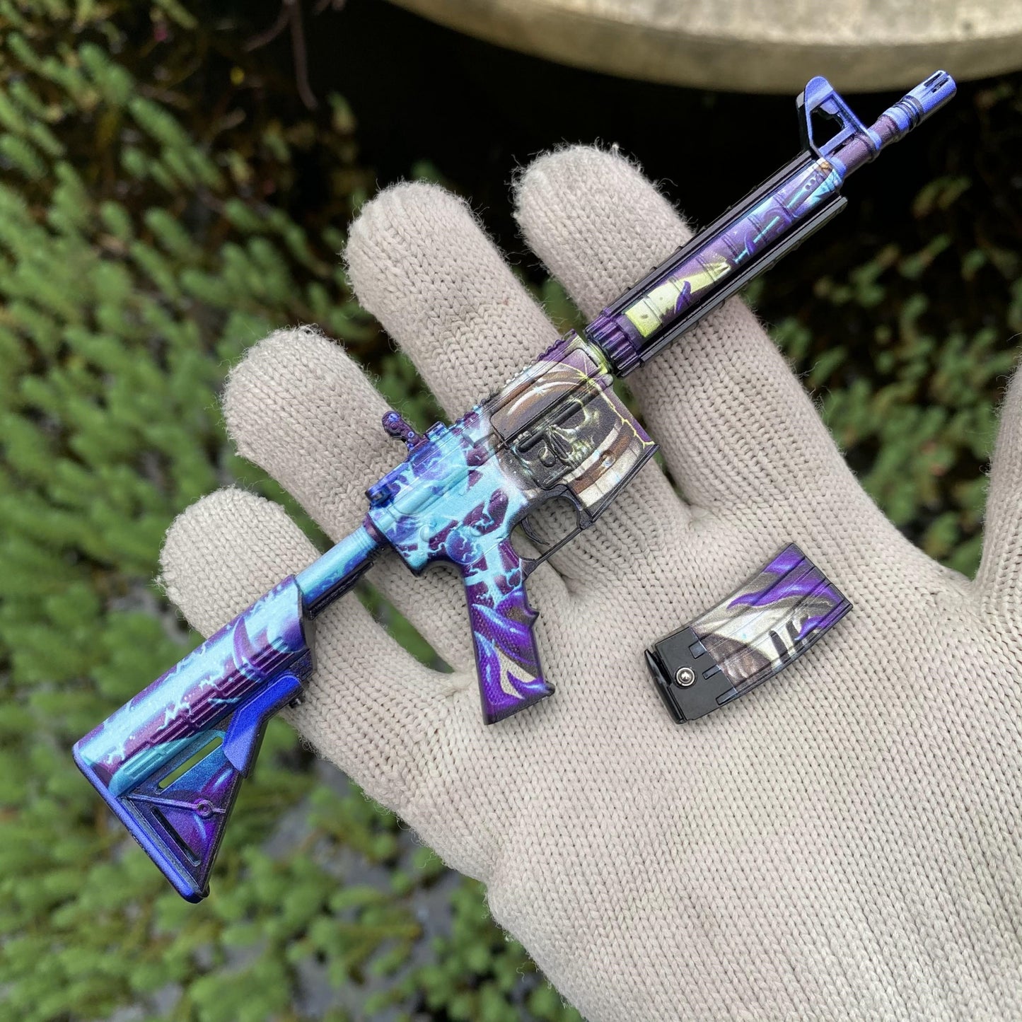 M4A4 Desolate Space Mini Metal Replica For Collection