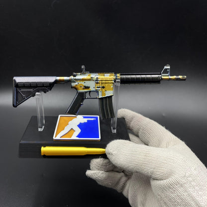 Hot Skin CS M4A4 Daybreak Gun Miniature Collection