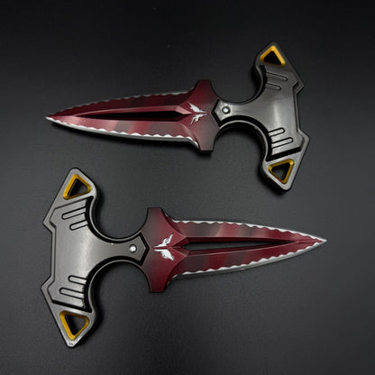 Rogue Dagger Knife, 1:1 Scale Replica of Skin Replica Cosplay Prop Set Unsharpened Game Prop Collectible