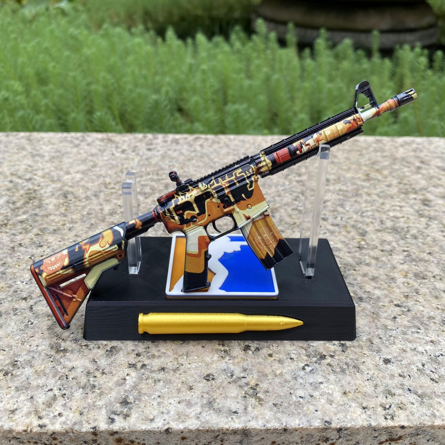 CS M4A4 Hellish Mini Metal Replica For Collection